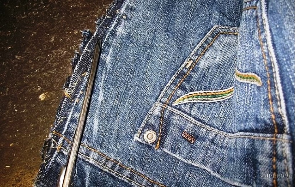 Как заузить джинсы