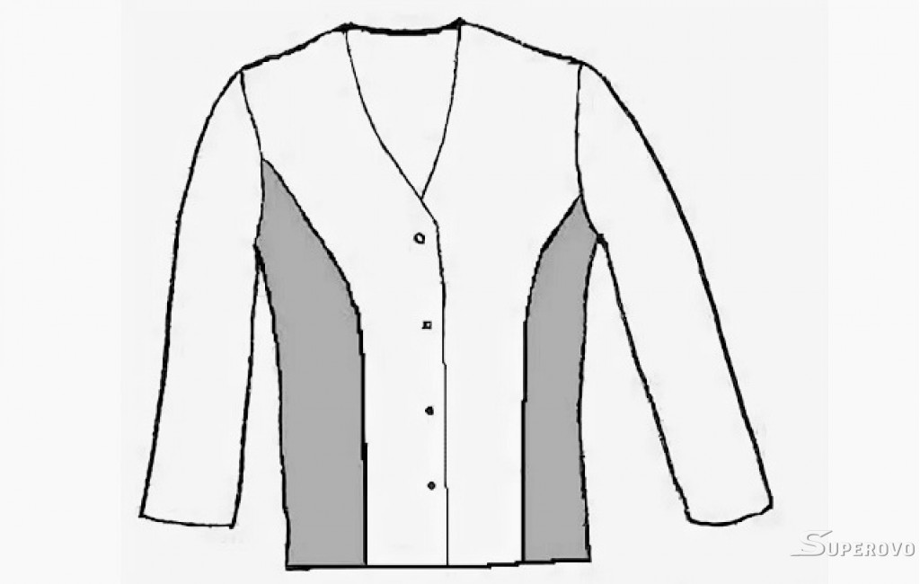 Как увеличить размер женского пиджака своими руками