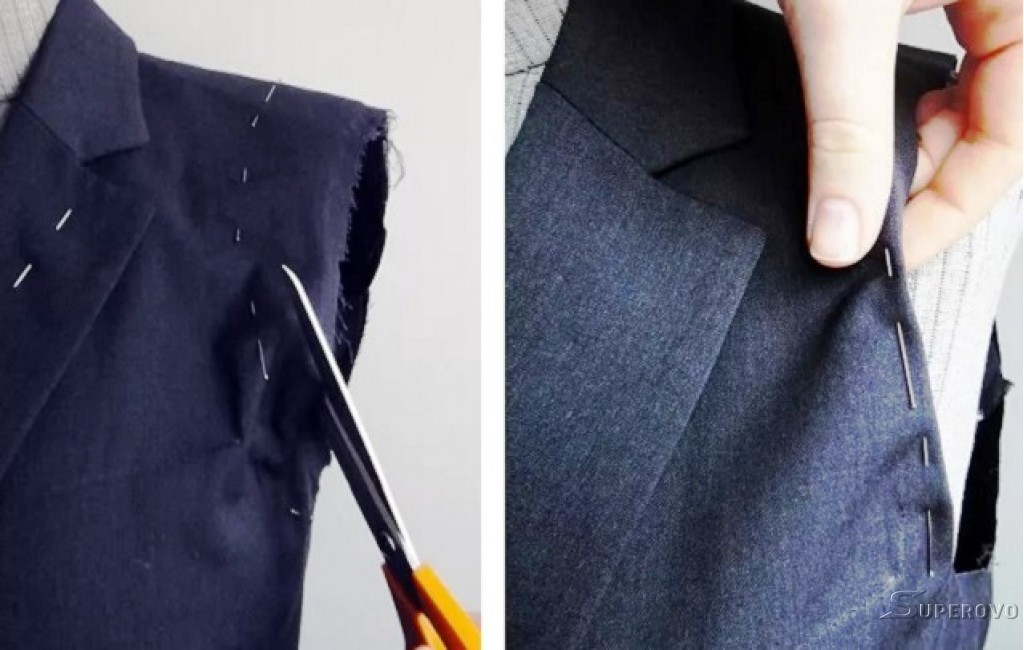 Как ушить пиджак
