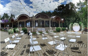 Летняя терраса в Барановичах для выездной торжественной церемонии ресторан Крокус
